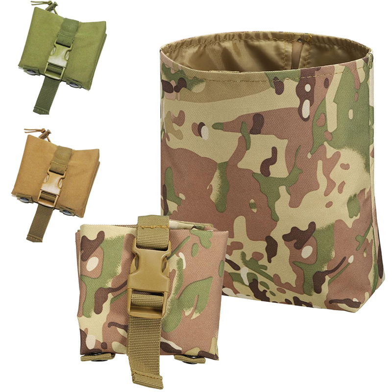 Edc Carry Fanny Pack - 新しいモール式折りたたみ式ダンプドロップマガジンポーチ、アウトドアキャンプハンティングアクセサリー、EDC折りたたみ式リカバリーマグホルスターウエストバッグ