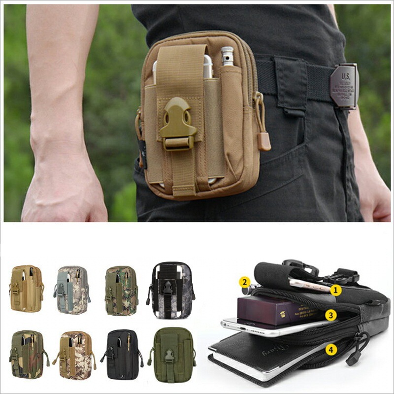 Edc Carry Kit - 小さなモールポーチウエストパックバッグ電話ホルダーアウトドアスポーツハイキングキャンプ登山ランニング狩猟アクセサリー EDC ツールバッグ