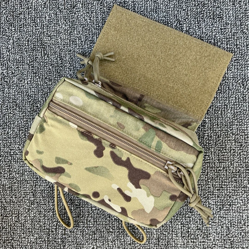 Edc Carry Fanny Pack - タクティカルベスト腹部ポーチMK3 MK4 EDC ダンガルドロップポーチギアチェストリグプレートキャリアバッグ収納ファニーパックMC