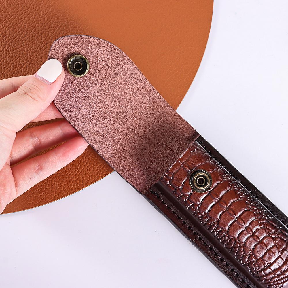 折りたたみナイフ用牛革シース - アウトドアツール用ストレー - Edc Everyday Carry Knives のレビューと価格