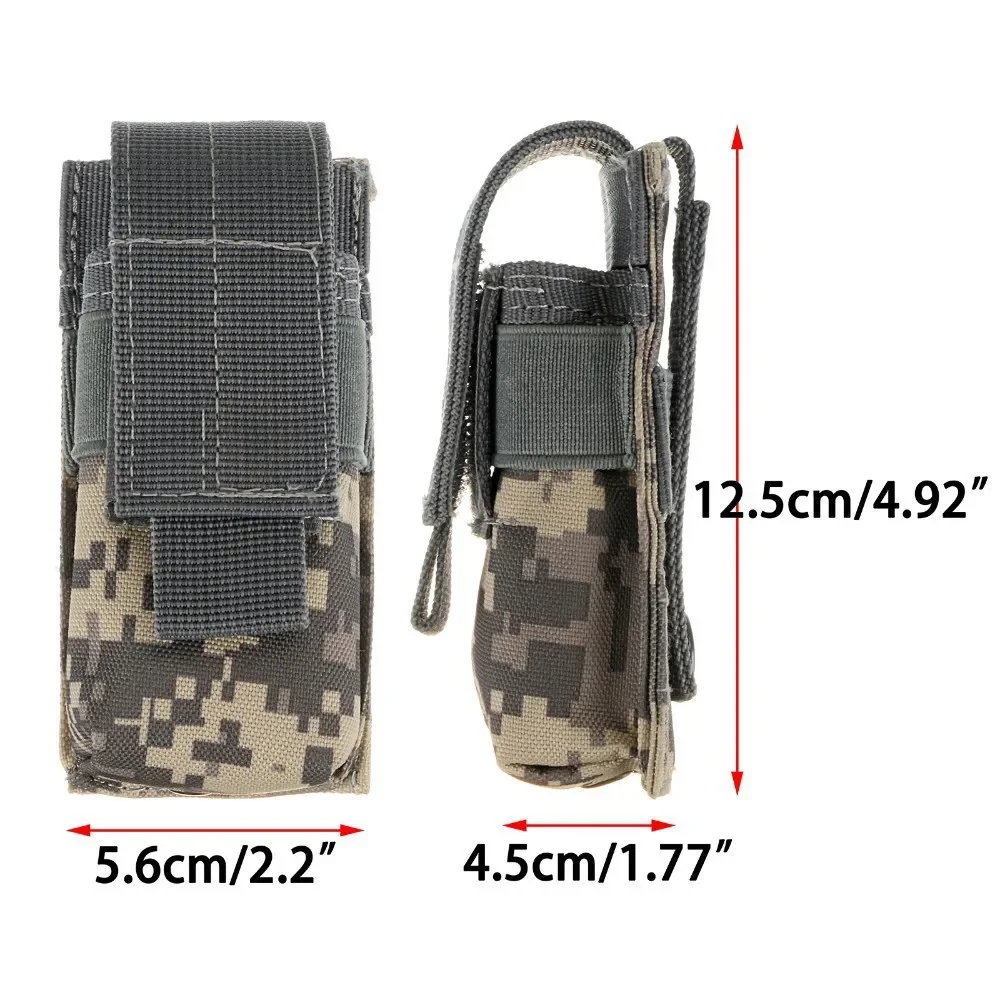 戦術的なモールシステム対応懐中電灯ポーチ、9MMマガジンホル - Edc Carry Fanny Pack のレビューと価格