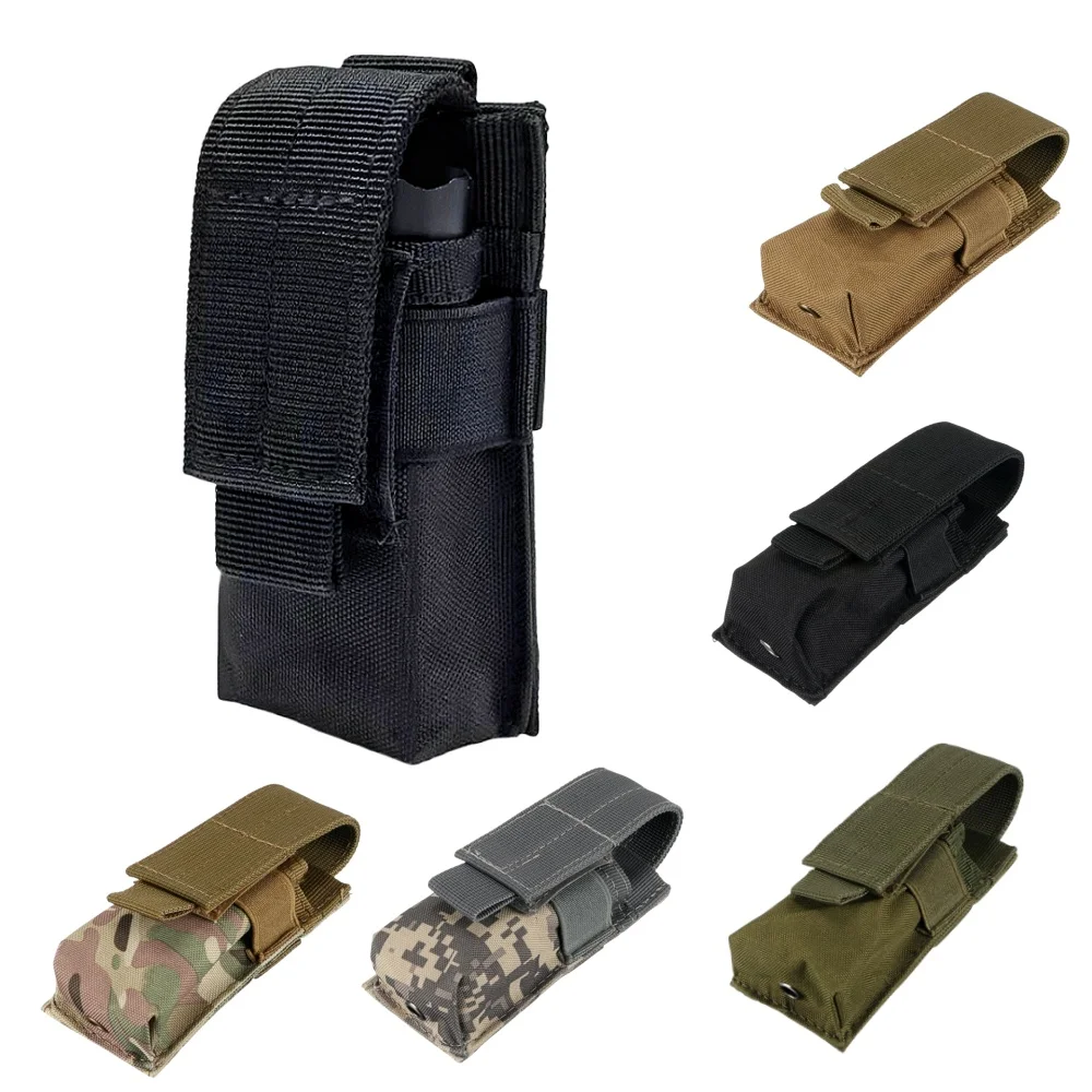 Molle 戦術 M5 懐中電灯ポーチ 9 ミリメートルシン - Edc Carry Knife のレビューと価格