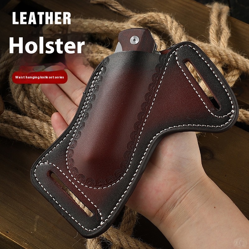 多機能ツール用戦術収納レザーホルスター、トップレイヤー牛革製 - Edc Everyday Carry Knives のレビューと価格