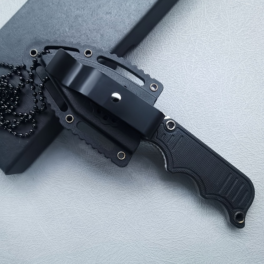 EDC（エブリデイキャリー）固定刃ナイフ、ブラックハンドルネ - Edc Everyday Carry Knives のレビューと価格