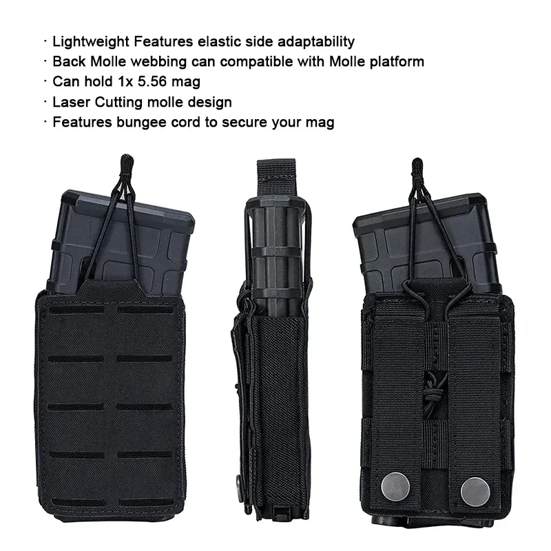 M4 M16 AR15 5.56mm マガジンバッグ MOL - Edc Carry Fanny Pack のレビューと価格